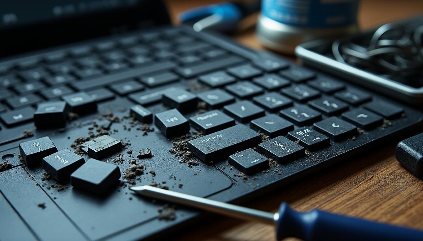 découvrez les solutions pour réparer votre clavier d'ordinateur portable qui ne fonctionne plus. nos conseils vous guideront à travers les options de dépannage, de nettoyage à la réparation professionnelle, pour redonner vie à votre appareil.