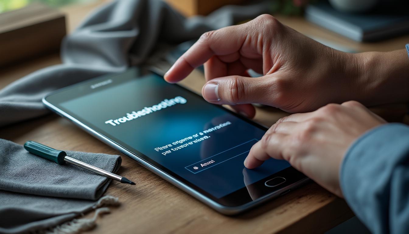 découvrez notre service de dépannage rapide et efficace pour résoudre les problèmes de tactile de votre tablette samsung. ne laissez pas un écran non réactif vous ralentir, faites confiance à nos experts pour redonner vie à votre appareil.