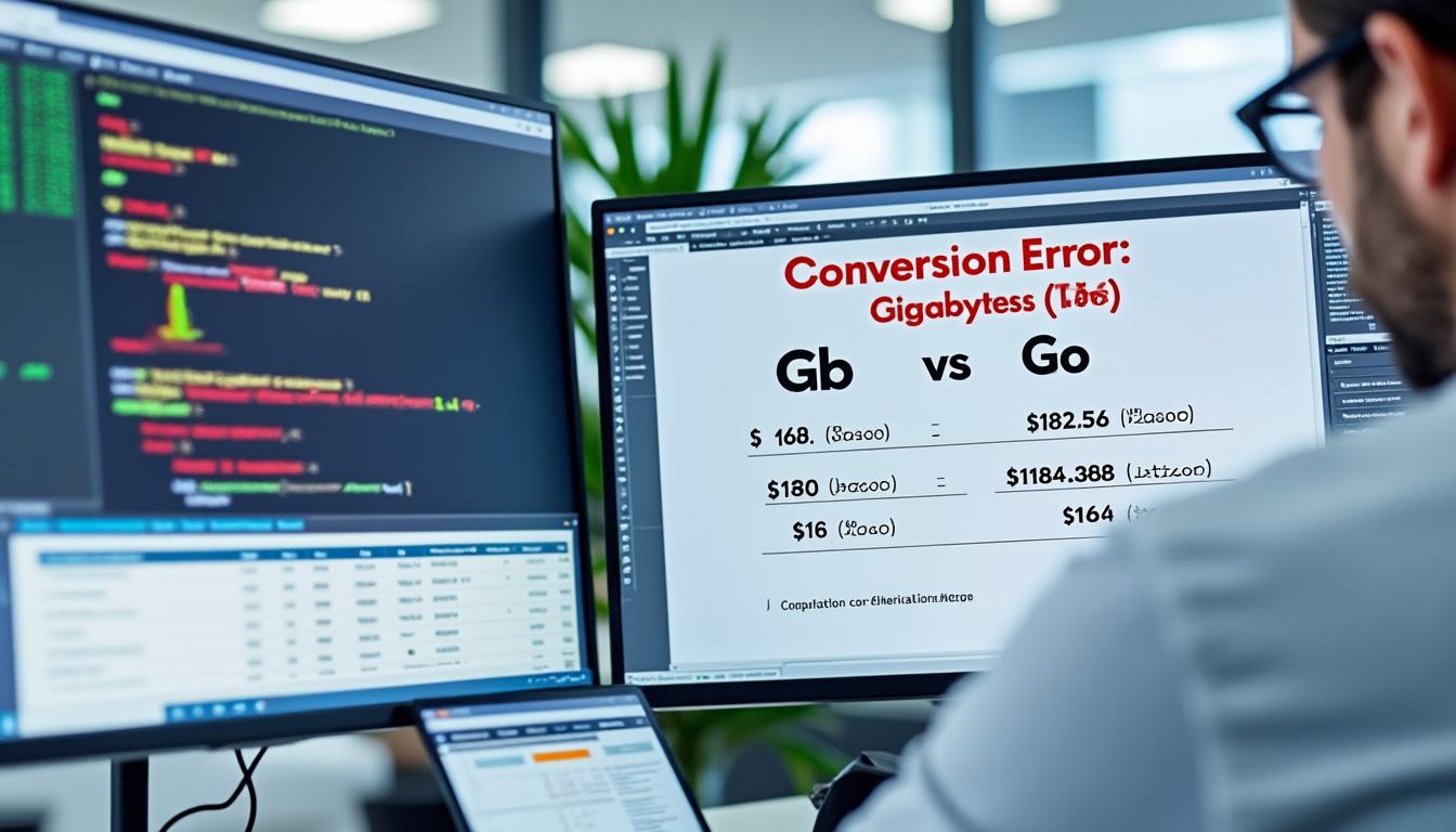 découvrez les erreurs fréquentes à éviter lors de la conversion de gigaoctets (gb) en gigaoctets (go). apprenez à bien comprendre les unités et à effectuer des conversions précises pour optimiser l'espace de stockage et mieux gérer vos fichiers.