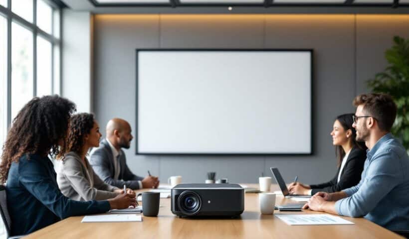 découvrez pourquoi choisir un vidéoprojecteur bureautique full hd améliore vos réunions grâce à une qualité d'image nette, une meilleure visibilité et une présentation professionnelle.