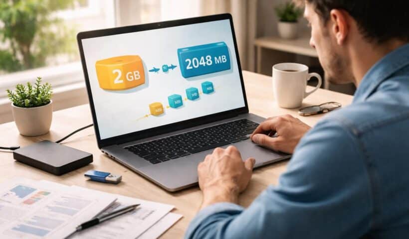 découvrez comment convertir facilement 2 go en mo avec notre guide pratique dédié aux utilisateurs de l'informatique, pour mieux comprendre les unités de stockage.