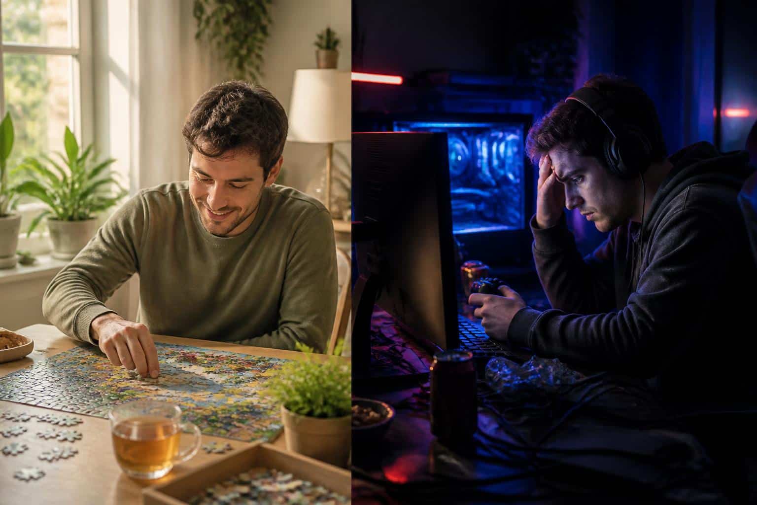 découvrez les avantages des puzzles gratuits en ligne par rapport aux jeux vidéo : stimulation mentale, détente sans pression, accessibilité et plaisir pour tous les âges.