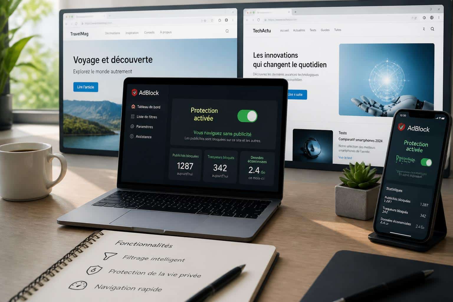 découvrez notre avis complet sur adguard, le logiciel de blocage des publicités qui se distingue par ses fonctionnalités avancées pour une navigation sans interruptions.