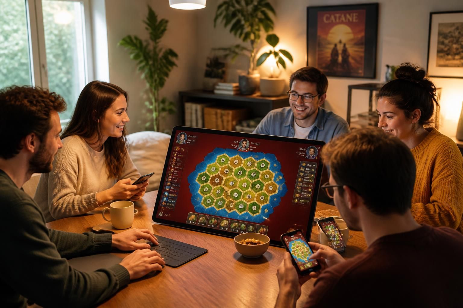 apprenez à jouer aux colons de catane en ligne avec vos amis et profitez d'une expérience de jeu interactive et conviviale, où que vous soyez.