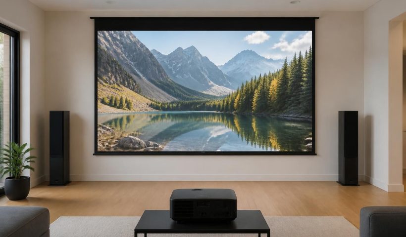 découvrez comment éviter l’effet « trapèze » sur votre écran de projection et gardez une image parfaitement droite pour une expérience visuelle optimale.